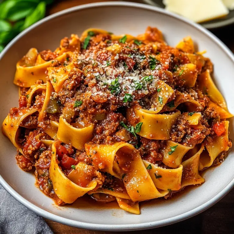 Authentic Pappardelle Bolognese (ragù alla bolognese)