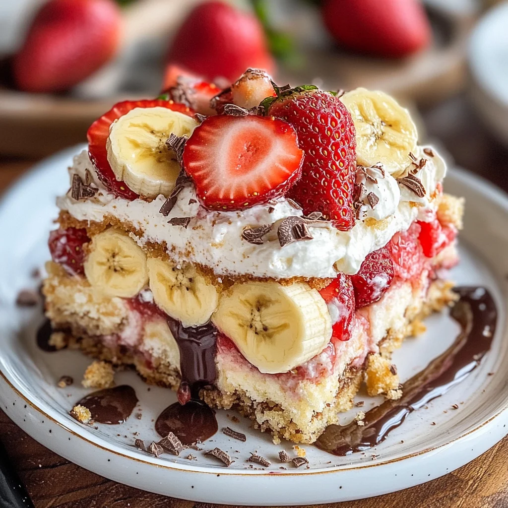 Banana Split Dump Cake Recipe