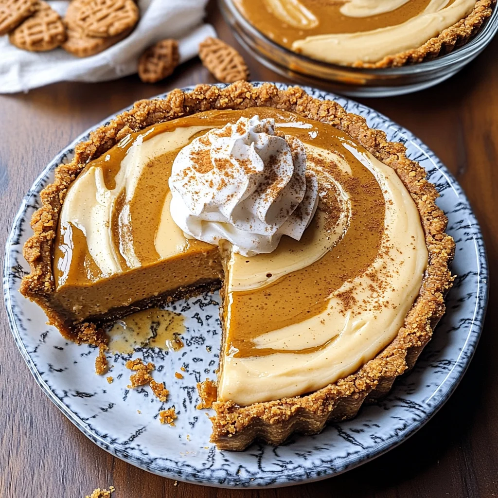 Biscoff Pumpkin Pie