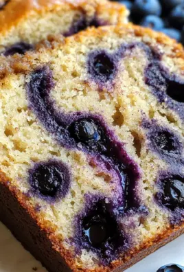 Blueberry Cinnamon Swirl Banana Bread