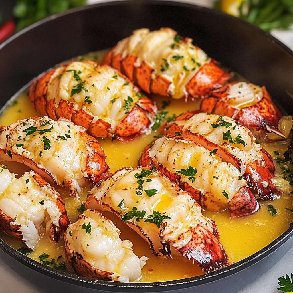 Butter Poached Lobster Tails Recipe
