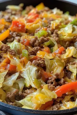Cabbage Roll Skillet (Easy Keto Ground Beef Dinner Recipe)