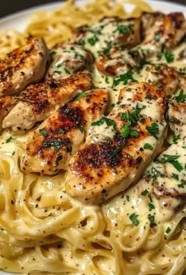 Cajun Garlic Butter Chicken Linguine Alfredo