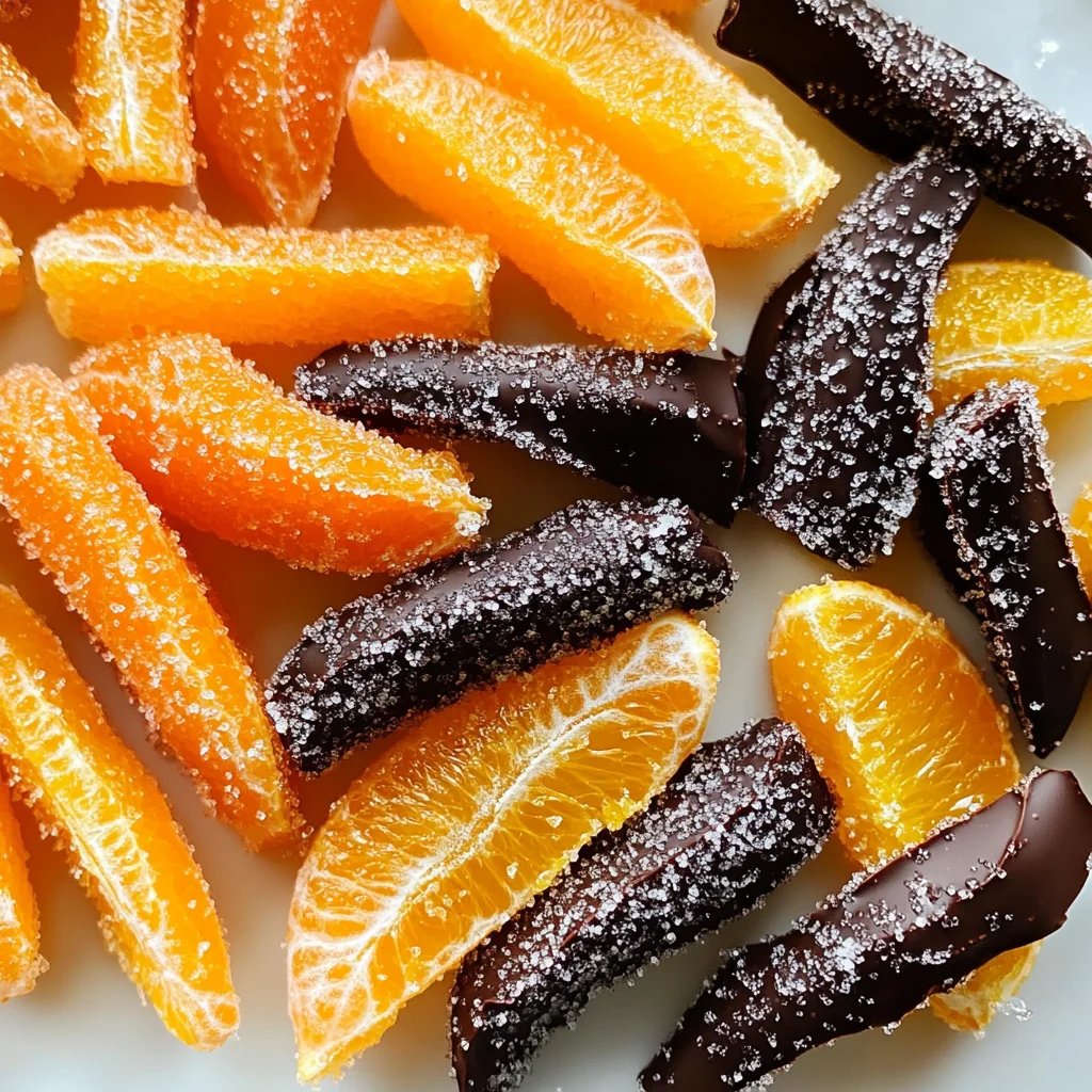 Candied Orange Peels (Chocolate Dipped!)