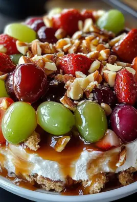 Caramel Crunch Cheesecake Fruit Salad