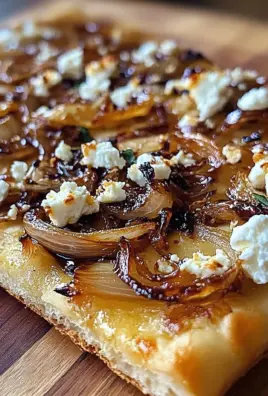 Caramelized Onion and Feta Flatbread