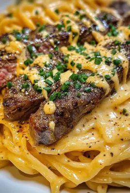 Cheesy Cajun Steak Linguine with Spicy Garlic Butter Cream