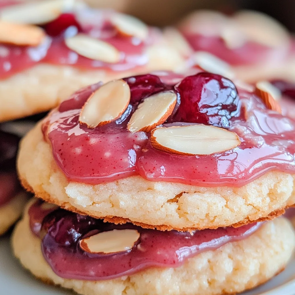 Cherry Almond Amish Sugar Cookies