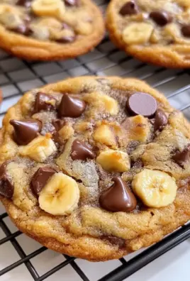 Chewy Banana Bread Chocolate Chip Cookies