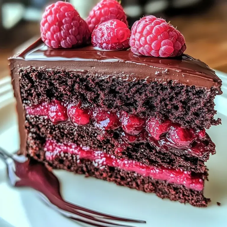 Chocolate Raspberry Cake