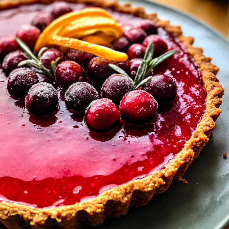 Cranberry Curd Tart Recipe
