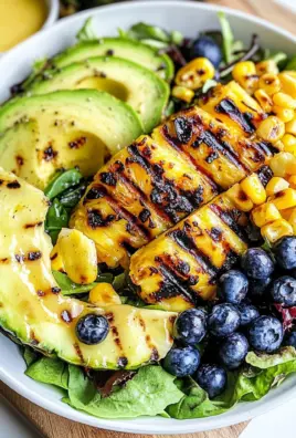 Creamy Citrus Dressing + Grilled Pineapple Salad