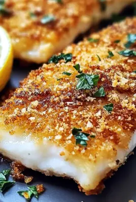 Crispy Parmesan Crusted Fish