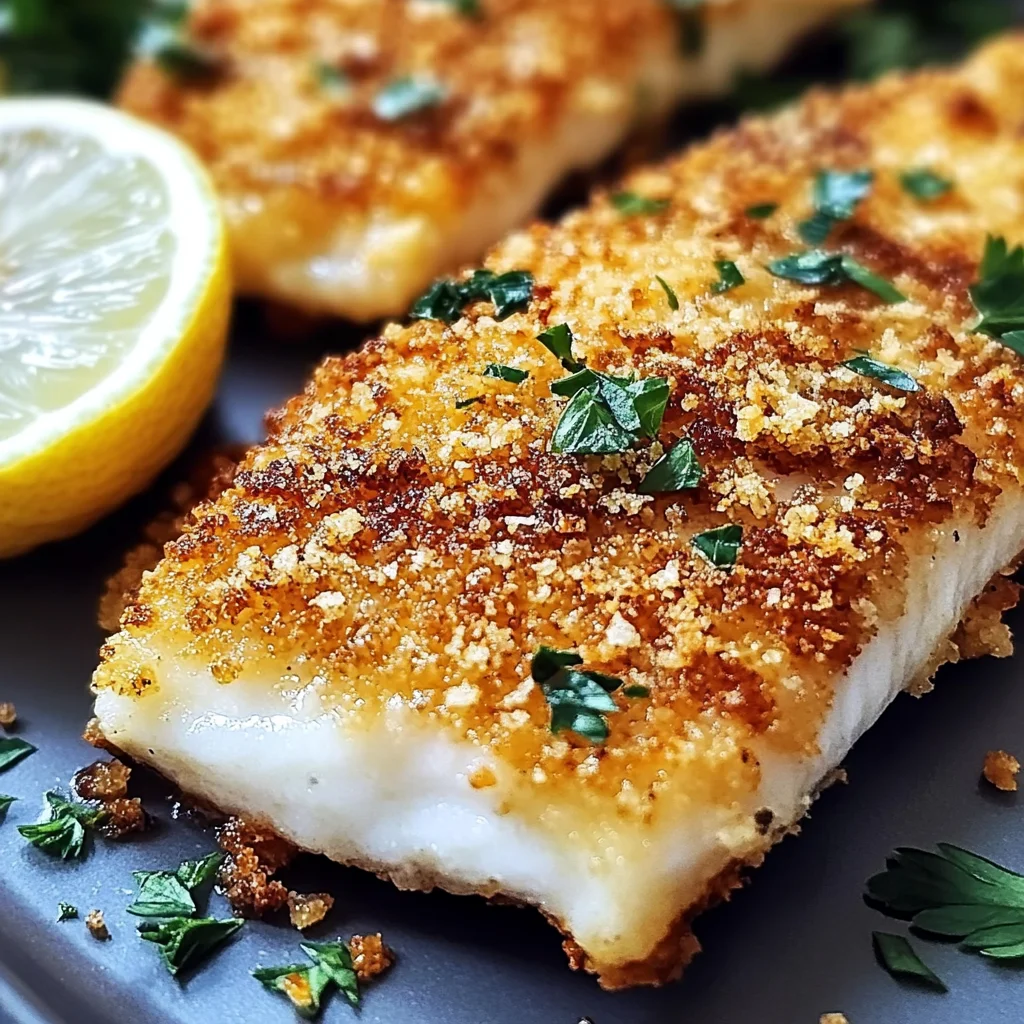 Crispy Parmesan Crusted Fish