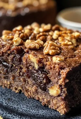 Espresso Date Cake with Walnuts