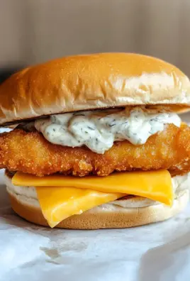 Fried Cod Fish Sandwich (Filet-O-Fish Inspired)
