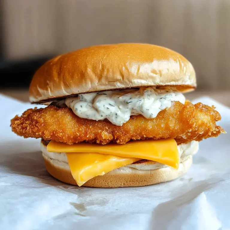 Fried Cod Fish Sandwich (Filet-O-Fish Inspired)