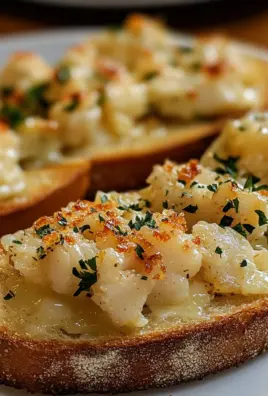 Garlic Butter Crab Toasts