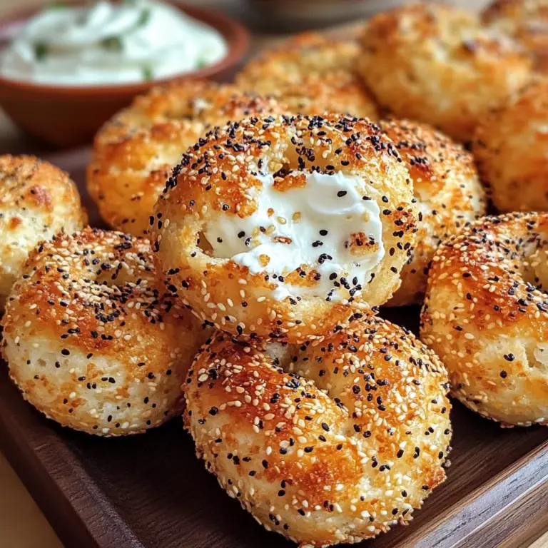 High-Protein Bagel Bites
