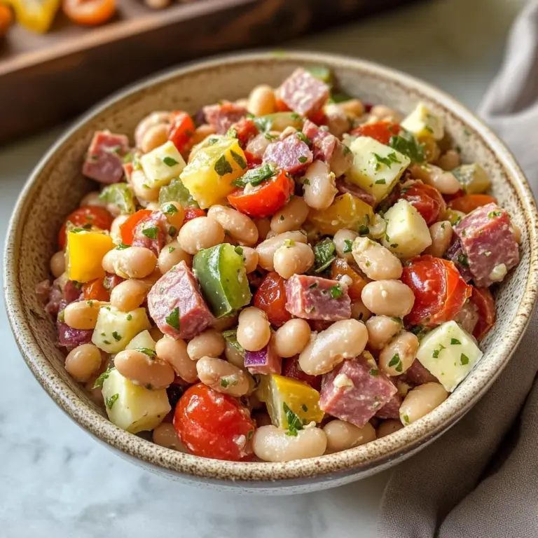 Italian Grinder Bean Salad