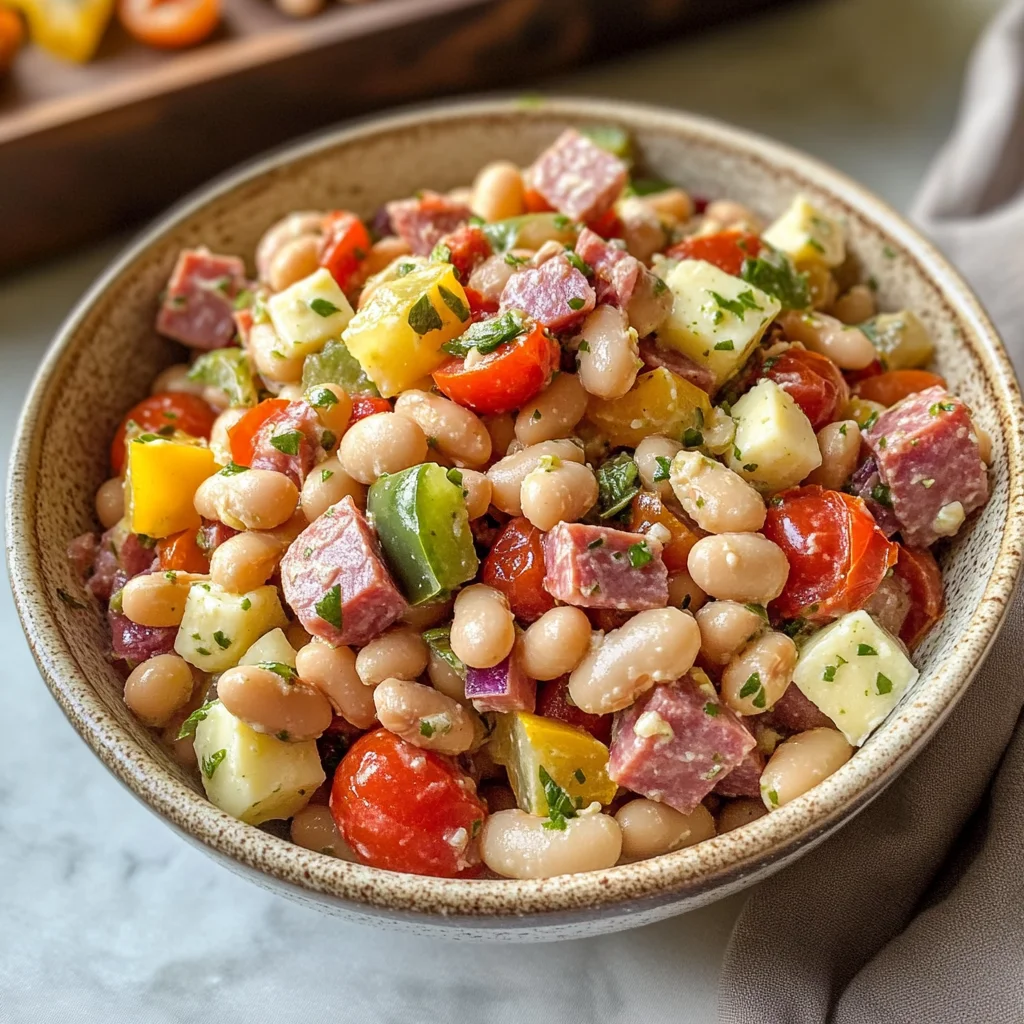 Italian Grinder Bean Salad