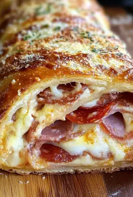 Italian Stromboli Stuffed Bread