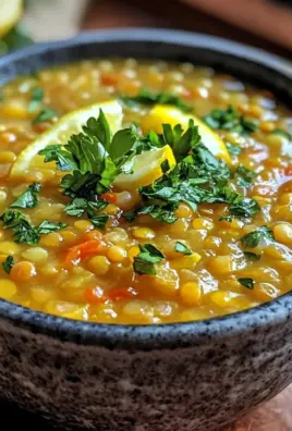 Lebanese Lemon Lentil Soup: The Best Cozy Comfort Food Recipe