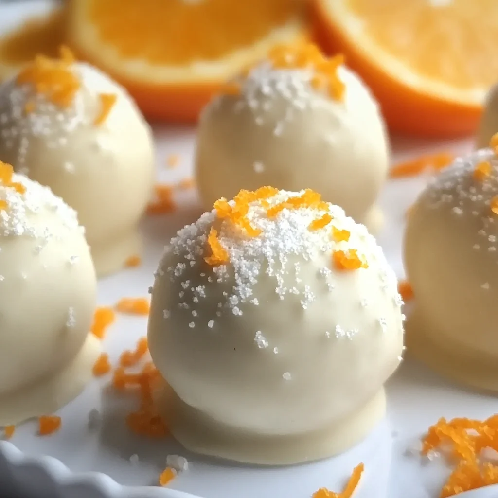 Orange Truffles