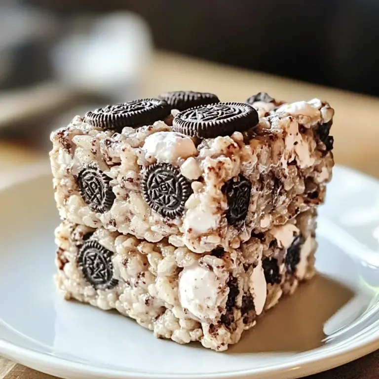 Oreo Krispies: Irresistibly Chewy No-Bake Delight