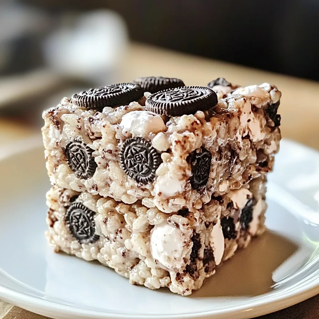 Oreo Krispies: Irresistibly Chewy No-Bake Delight
