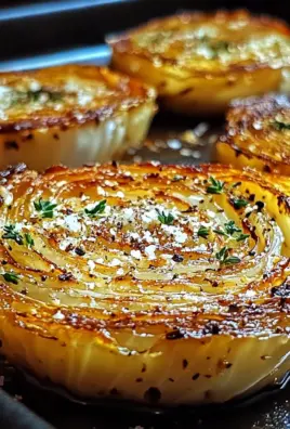 Oven Roasted Garlic Cabbage Steaks