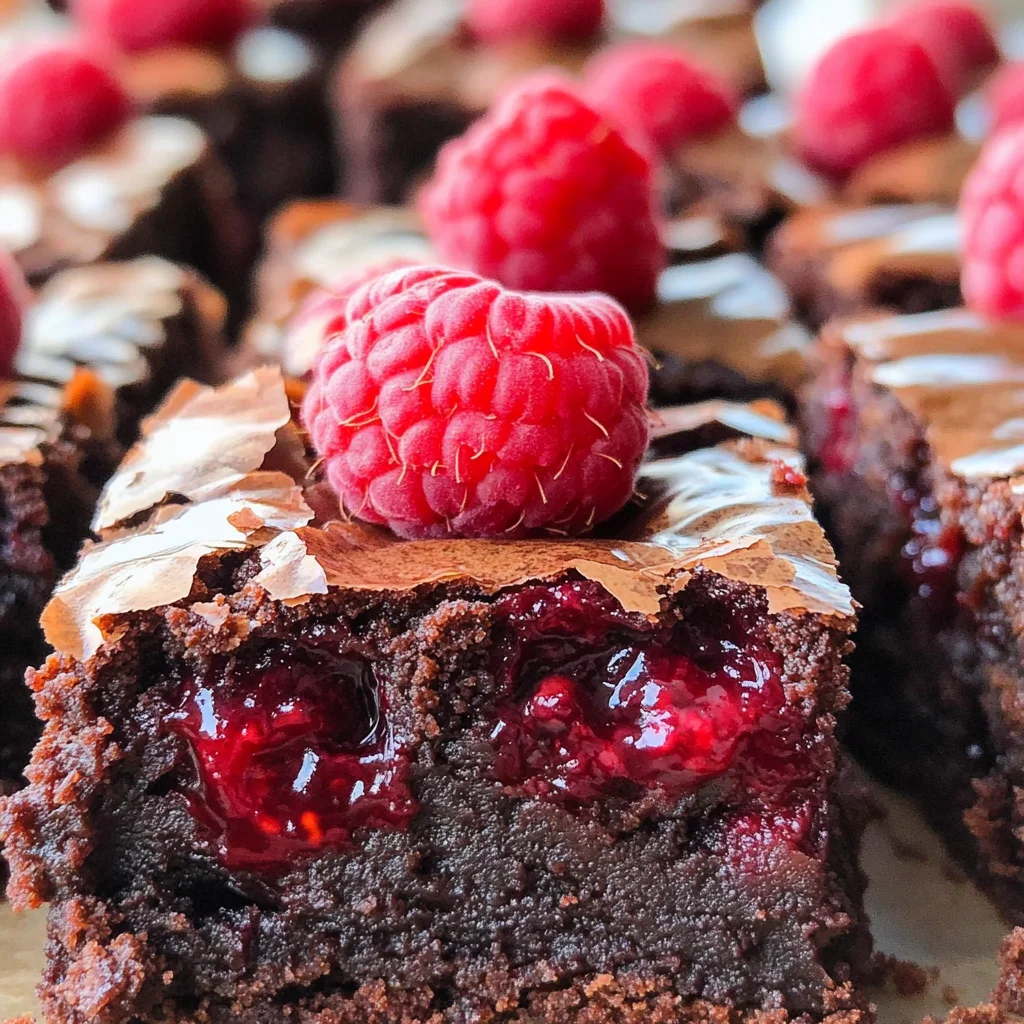 Raspberry Brownies