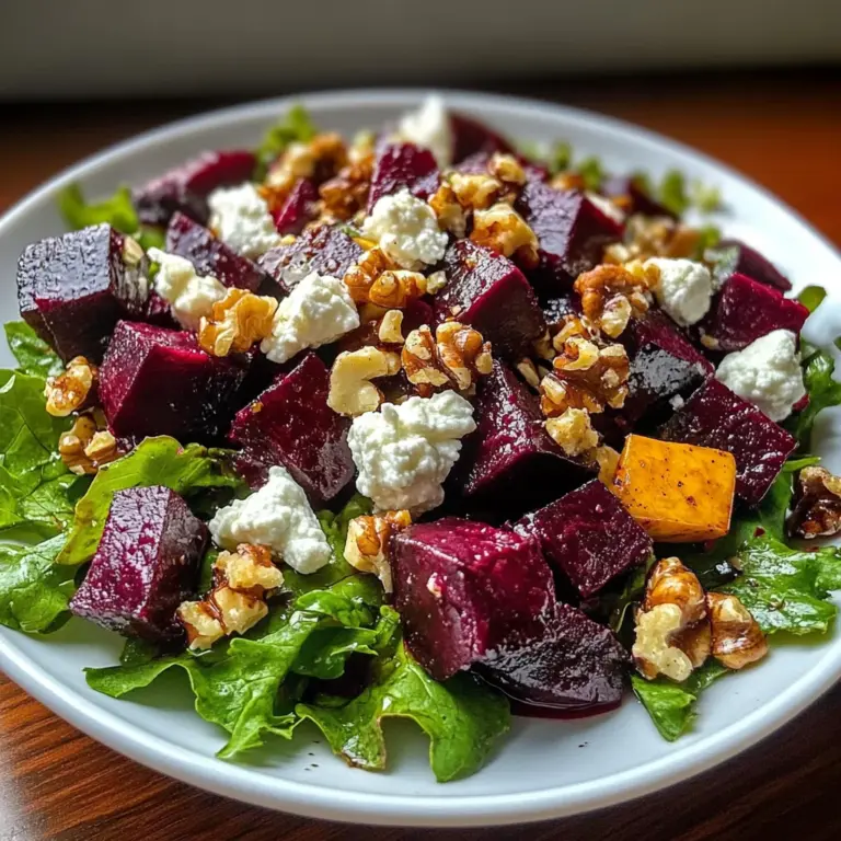 Roasted Beet Salad With Goat Cheese And Walnuts Recipe
