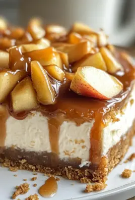 Salted Caramel Apple Pie Cheesecake Recipe