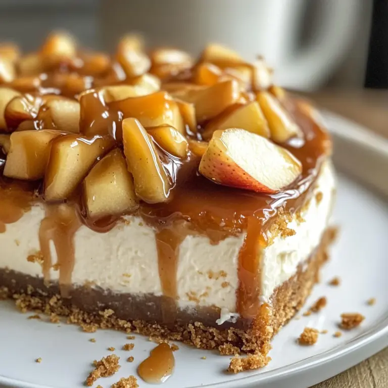 Salted Caramel Apple Pie Cheesecake Recipe