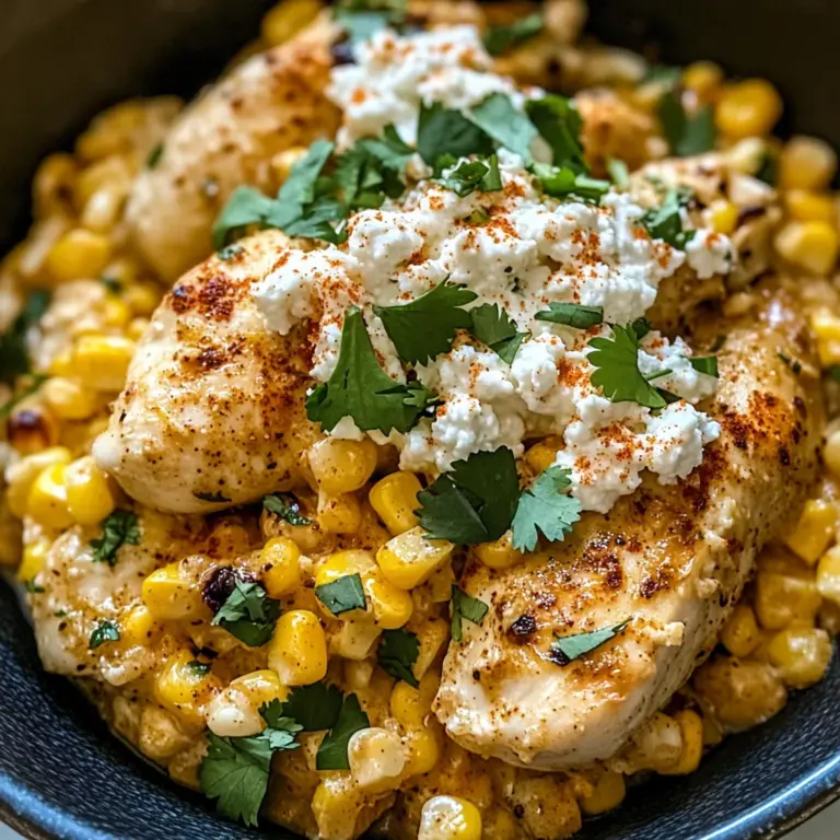 Slow Cooker Street Corn Chicken: Creamy Comfort in Every Bite