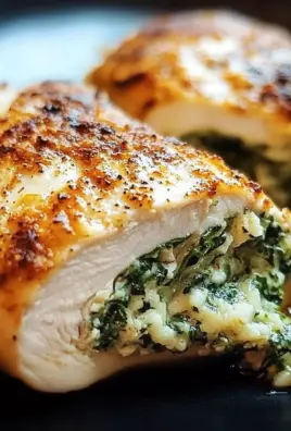 Spinach Stuffed Chicken Breasts