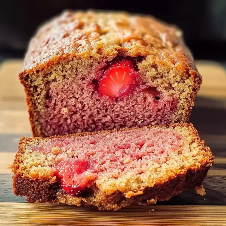 Strawberry Banana Bread