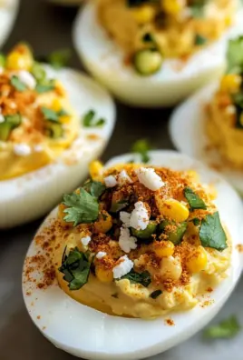 Street Corn Deviled Eggs