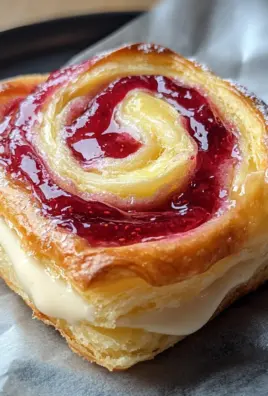 Sugar Raspberry Danish Bun