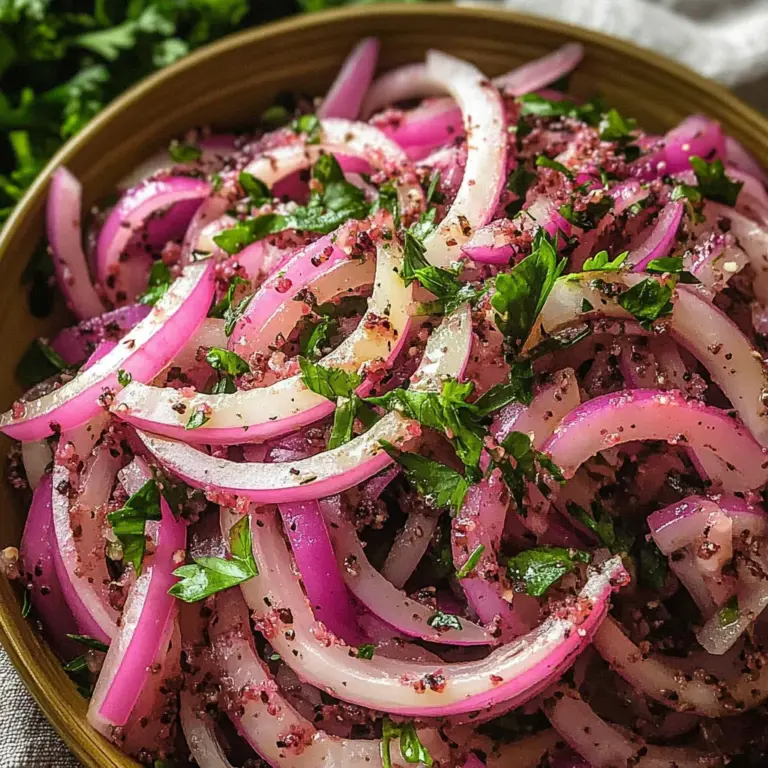 Sumac Onions Recipe (Turkish Onion Salad)