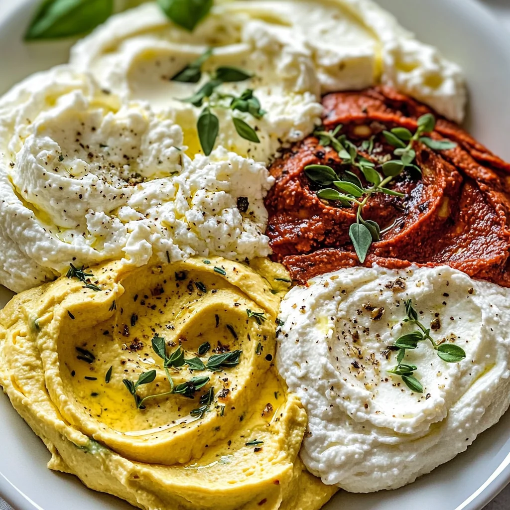 The Whipped Cheese Trio: Creamy, Chic & Full of Flavor