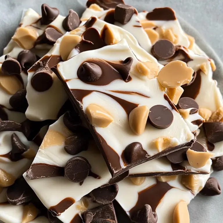 10 Minute Peanut Butter Chocolate Greek Yogurt Bark Recipe