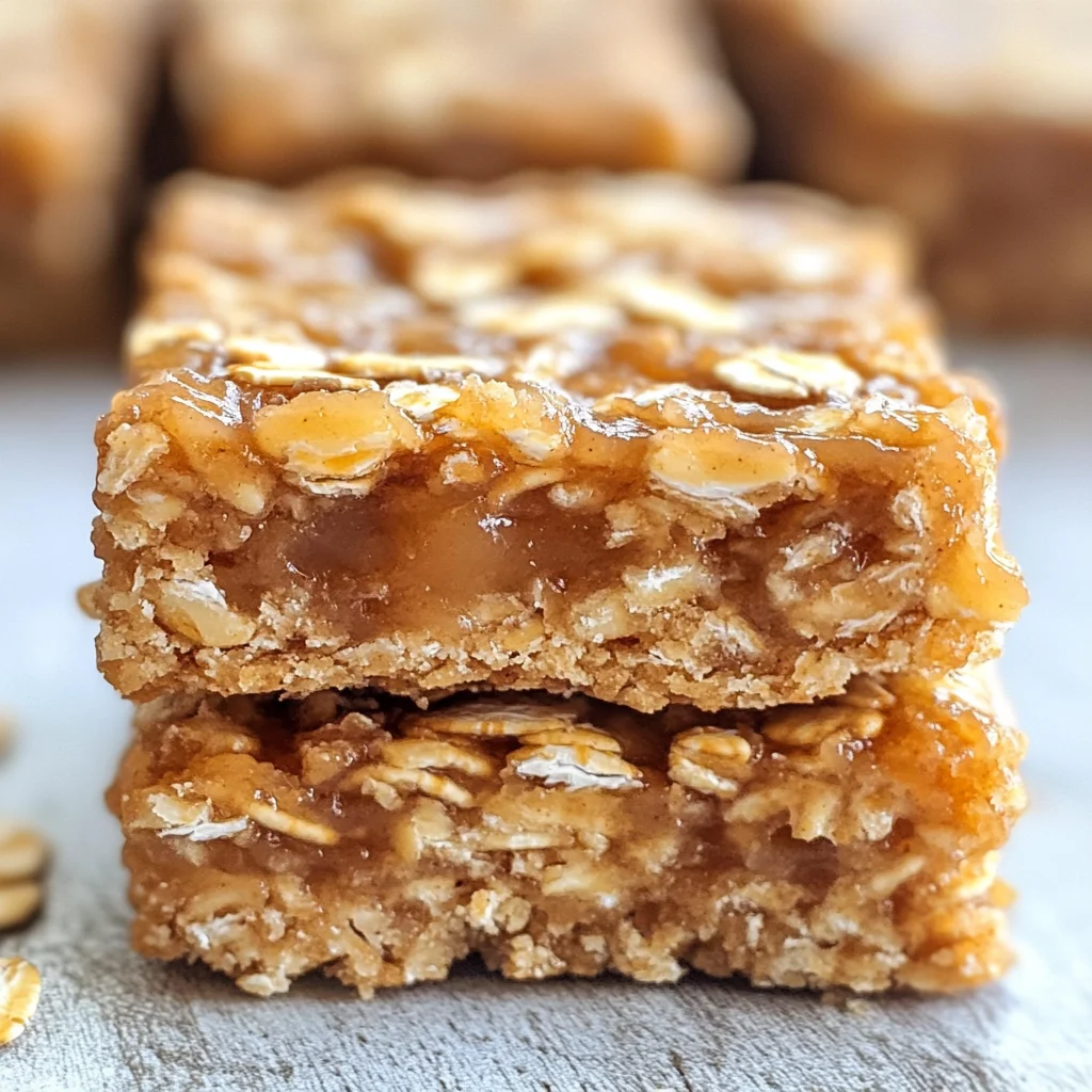 3 Ingredient Apple Oatmeal Bars
