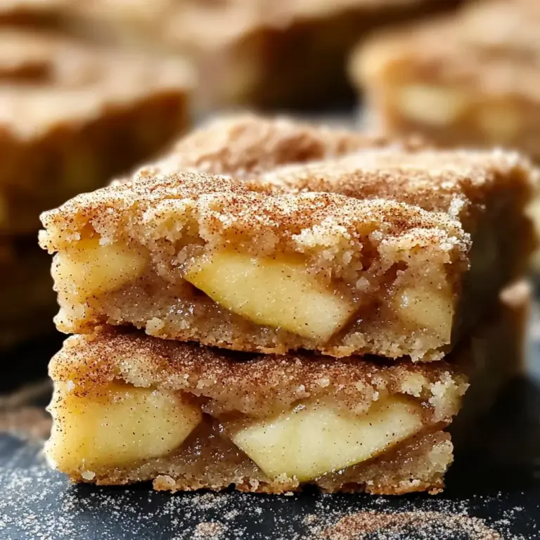 Apple Snickerdoodle Bars