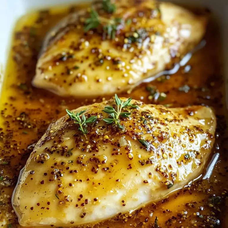 Baked Honey Mustard Chicken Breasts