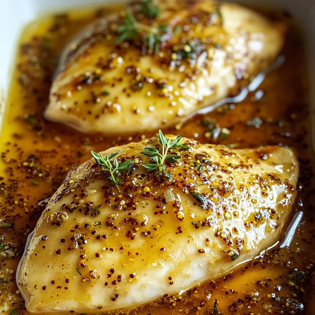 Baked Honey Mustard Chicken Breasts