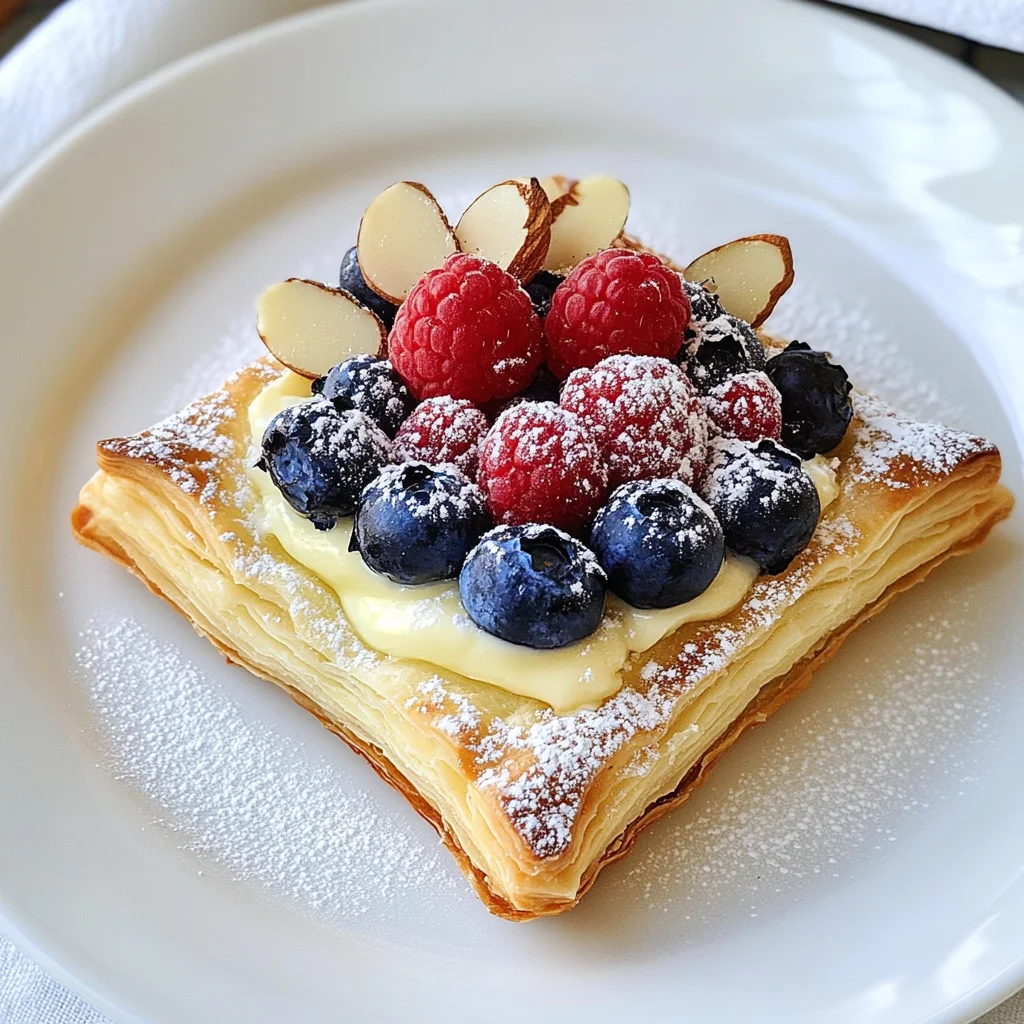 Berry Custard Pastry with Italian Crema Pasticcera