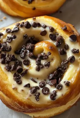 Brioches Roulées Crème Vanille & Pépites de Chocolat