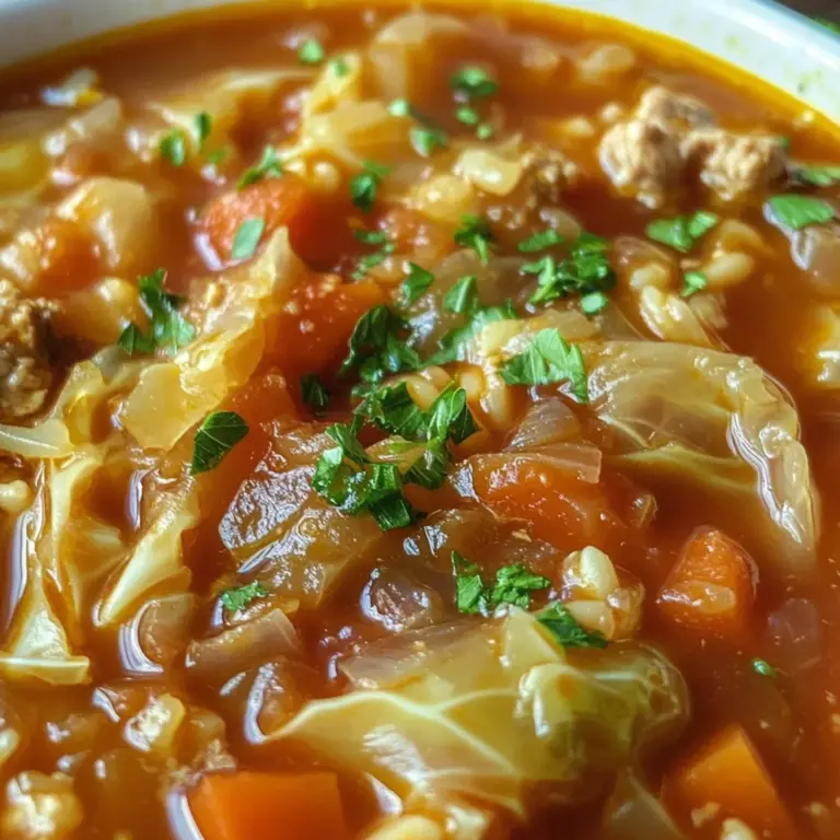 Cabbage Roll Soup